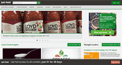 Desktop Screenshot of just-food.com